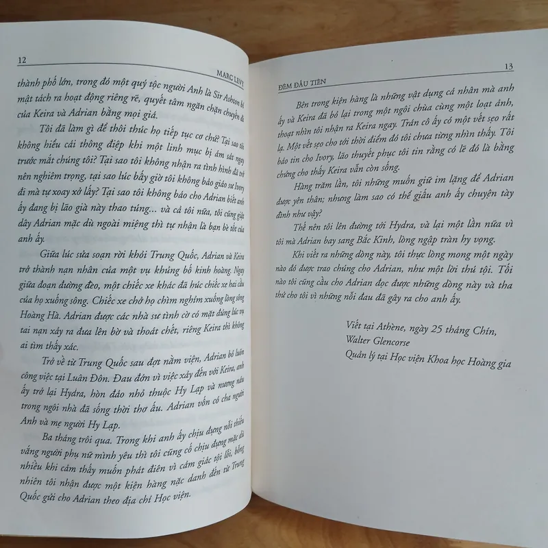 Tiểu Thuyết Đêm Đầu Tiên - Marc Levy 622211