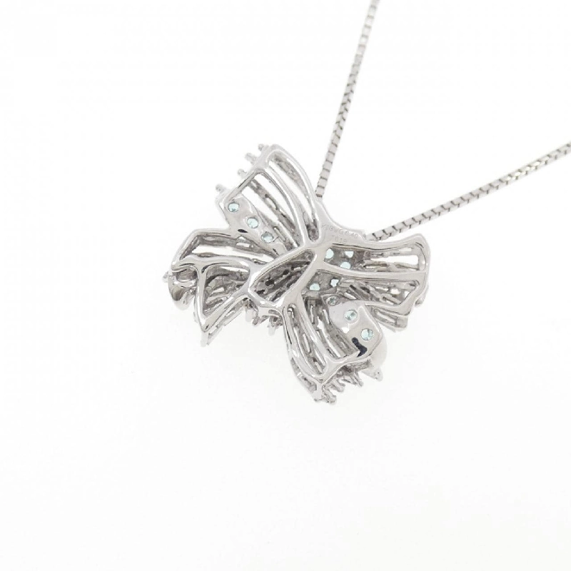 K18WG Ruy băng Tourmaline Dây chuyền 0.12CT - Hàng hiệu Chính hãng 860144