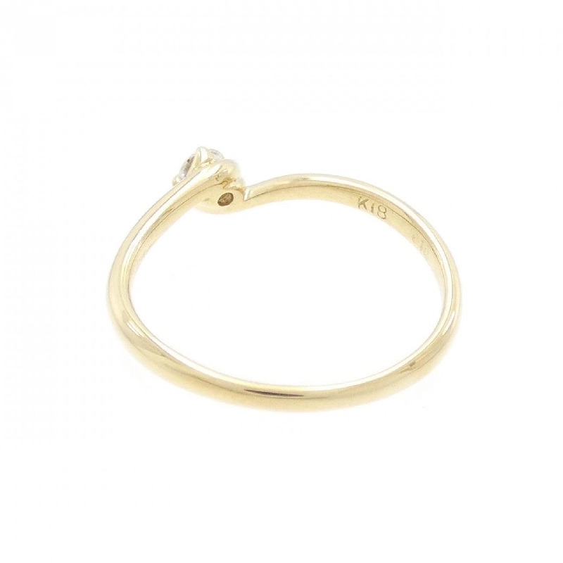 Nhẫn kim cương Solitaire K18YG 0.10CT 673636