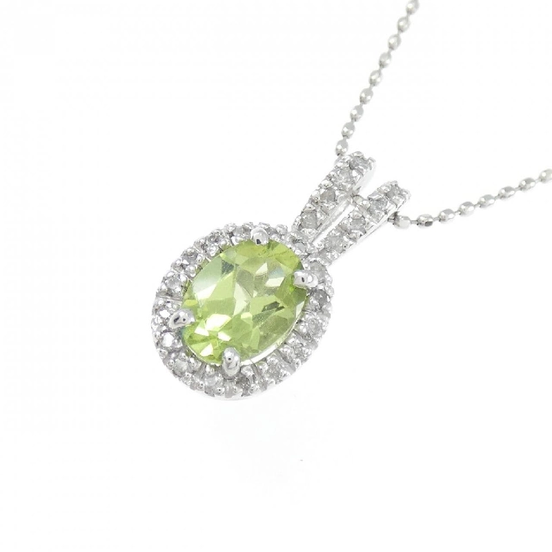 K18WG Peridot Necklace - Hàng hiệu Authentic 865444
