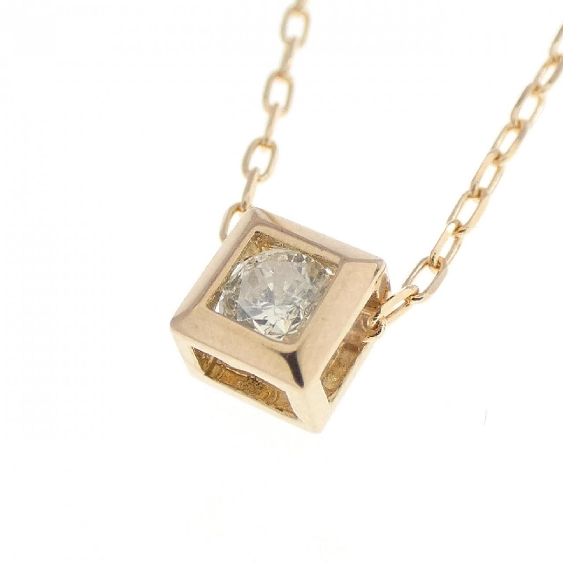 K18PG Dây chuyền kim cương 0.10CT - Hàng hiệu Authentic 863951