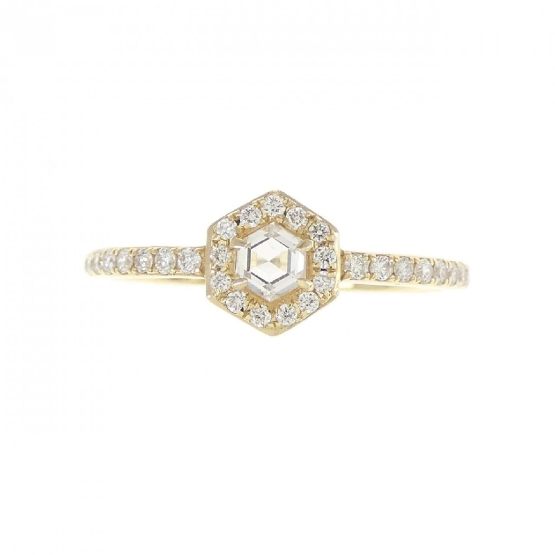 Nhẫn kim cương K18YG 0.16CT - Hàng hiệu Authentic 860379