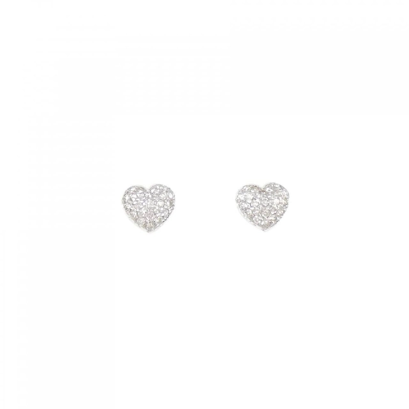 K18WG Bông tai kim cương hình trái tim 0.30CT - Hàng hiệu Chính hãng 868191
