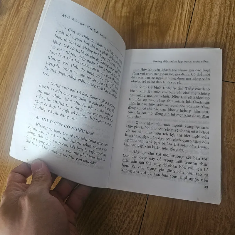 Hướng dẫn trẻ tự lập trong cuộc sống
 726564