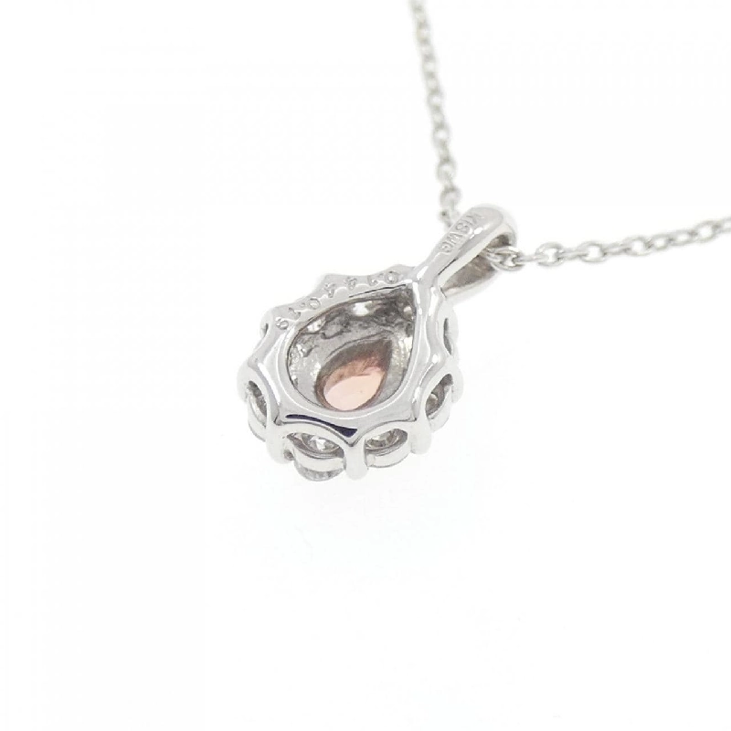 K18WG Sapphire Padparadscha Necklace 0.144CT - Hàng hiệu Authentic 857590