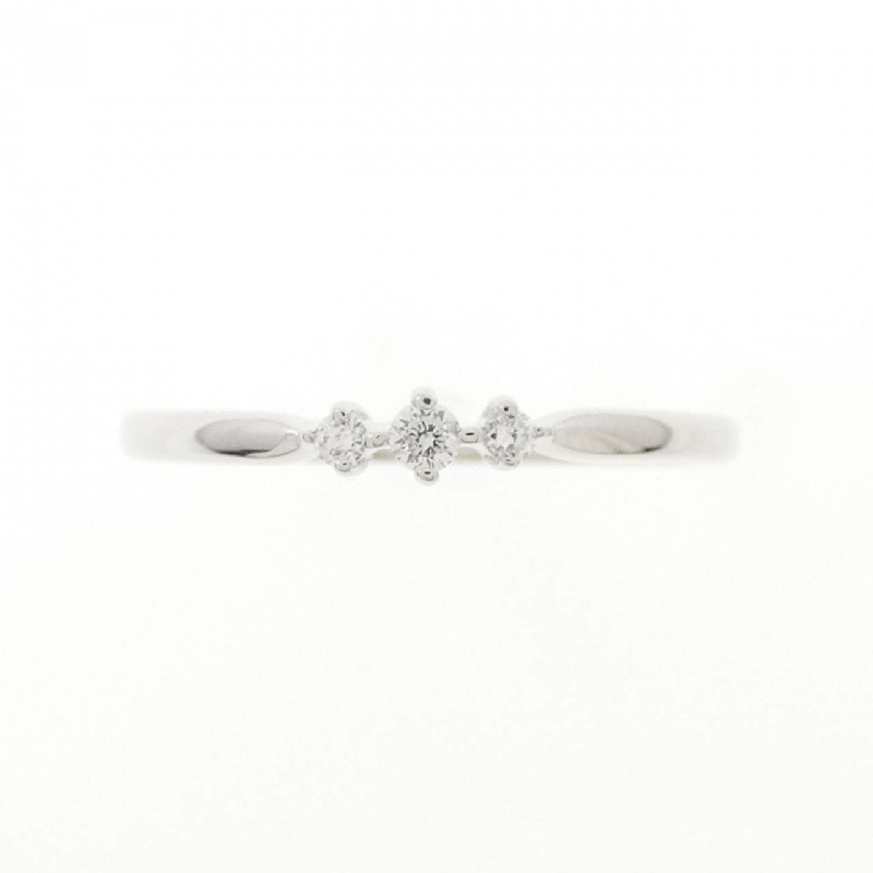 Nhẫn kim cương ba viên K18WG 0.05CT - Hàng hiệu Authentic 851147