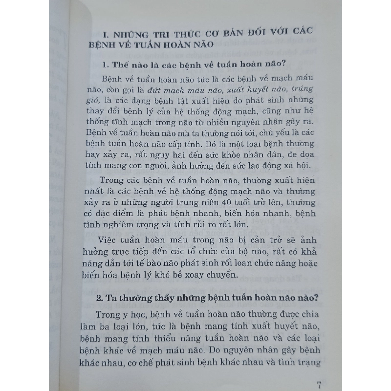 Hỏi & đáp về bệnh Tuần hoàn não - Võ Toán (biên soạn) 522120