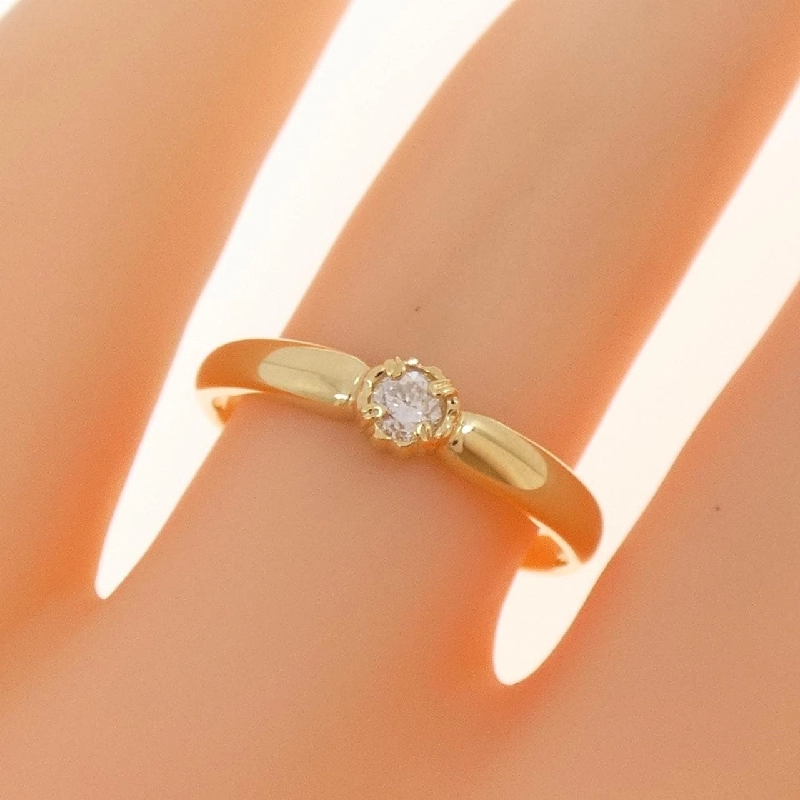 Nhẫn kim cương K18YG 0.09CT - Hàng hiệu chính hãng 854370