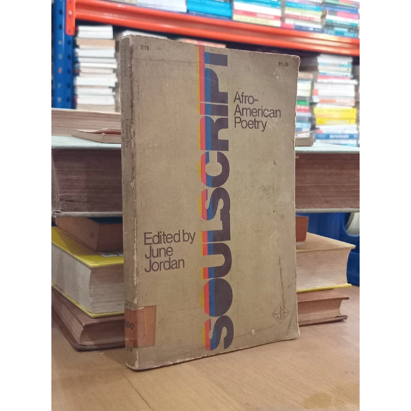 SOULSCRIPT: Afro-American Poetry - June Jordan 759597