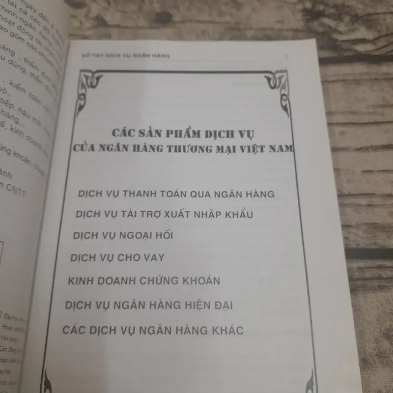Sổ tay Dịch vụ Ngân hàng. Trường ĐH Ngân Hàng. 675492
