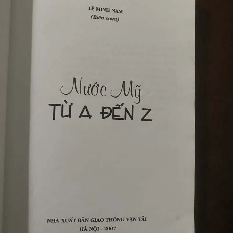 Nước Mỹ Từ A Đến Z-Lê Minh Nam 1035311