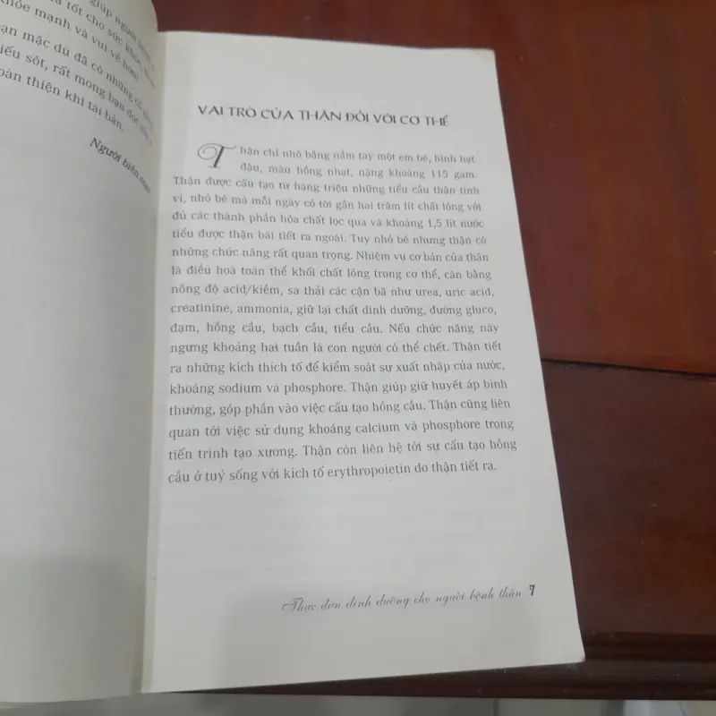 Thực đơn dinh dưỡng cho người bệnh Thận 800823