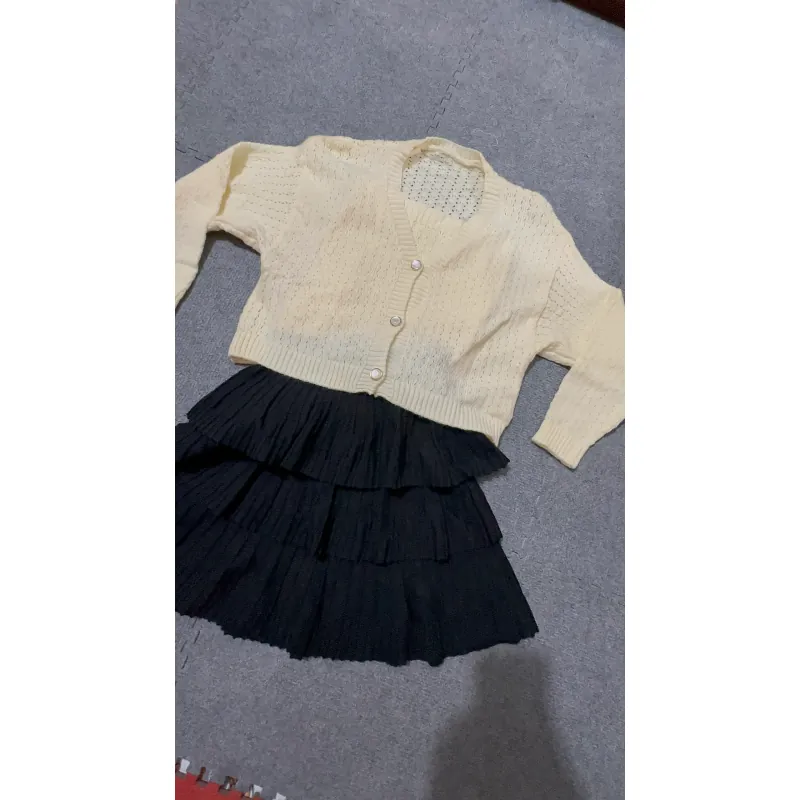 Set 3 chi tiết áo - chân váy 1013045