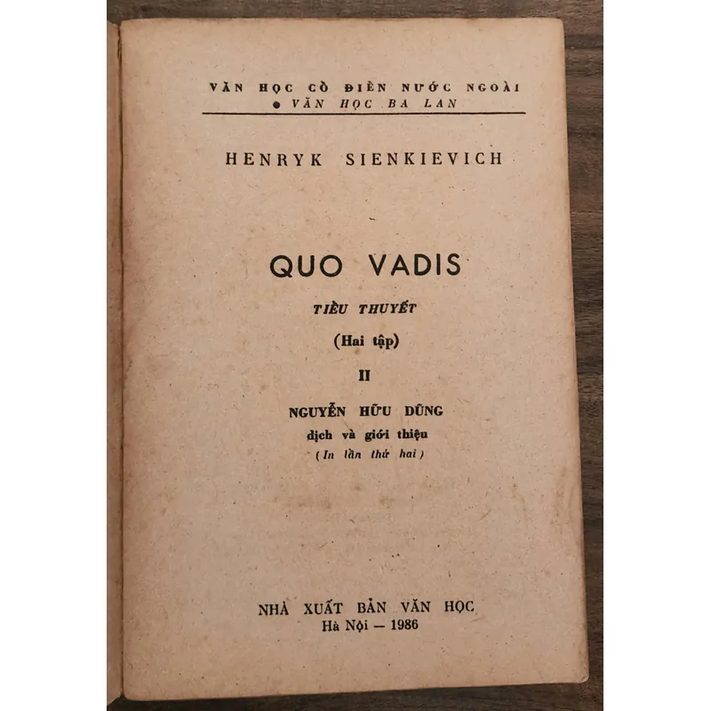 Tác phẩm kinh điển Quo Vadis của Henryk Sienkiewicz (trọn bộ 2 tập) 703647