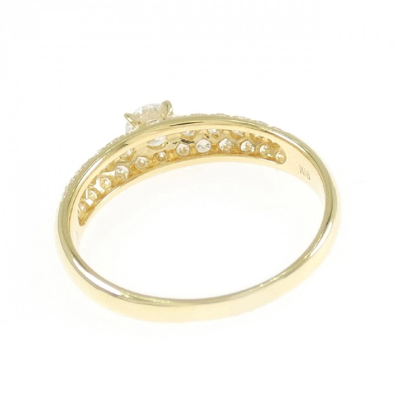 Nhẫn kim cương K18YG 0.297CT G VVS2 VG - Hàng hiệu chính hãng 874006