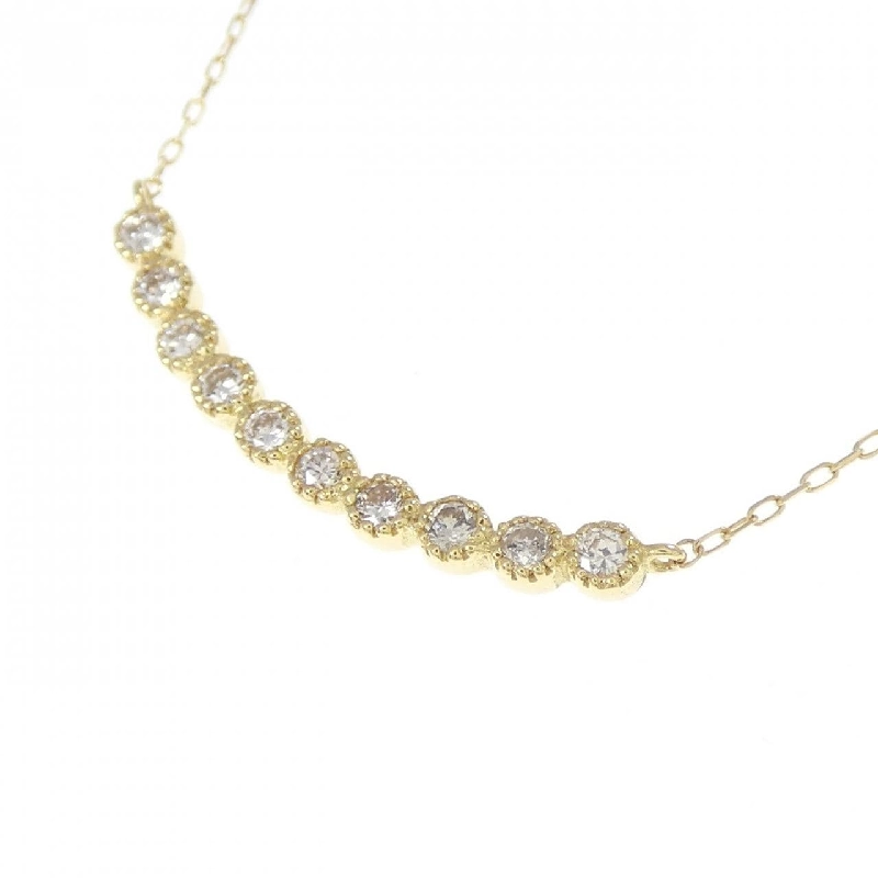 K18YG Dây chuyền kim cương 0.10CT - Hàng hiệu Chính hãng 864376