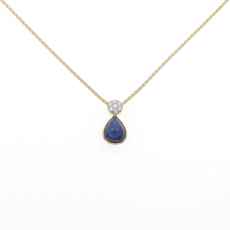 Dây chuyền Sapphire 750YG/750WG 5.99CT - Hàng hiệu Chính hãng 861334