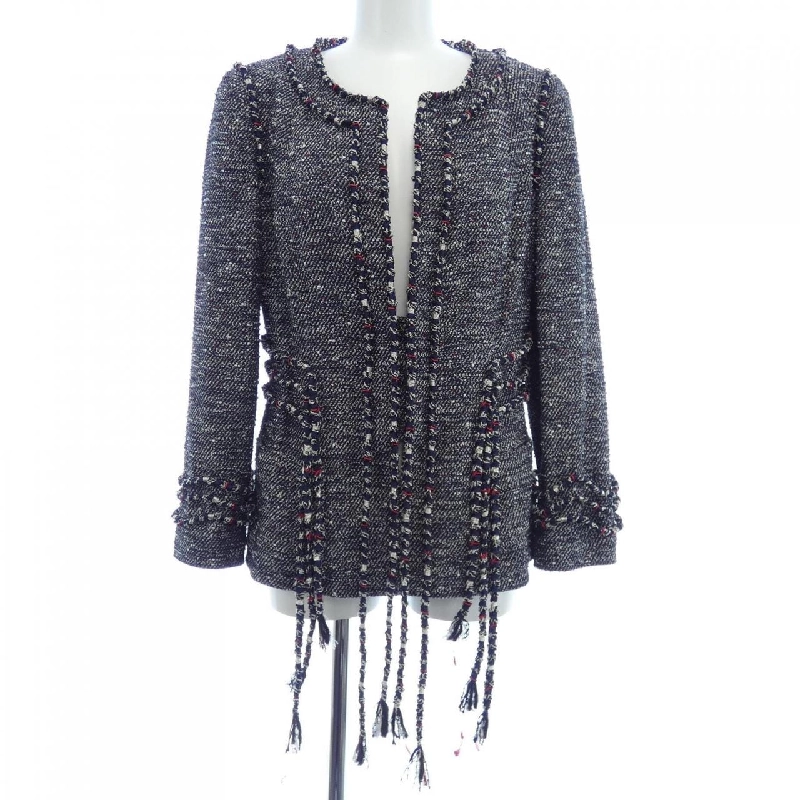 【Mã giảm giá】Áo khoác không cổ CHANEL 635119