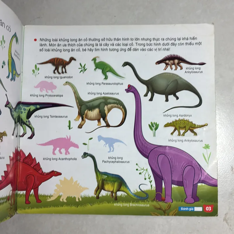 Bộ sưu tập 200 Sticker vương quốc Khủng Long 786212