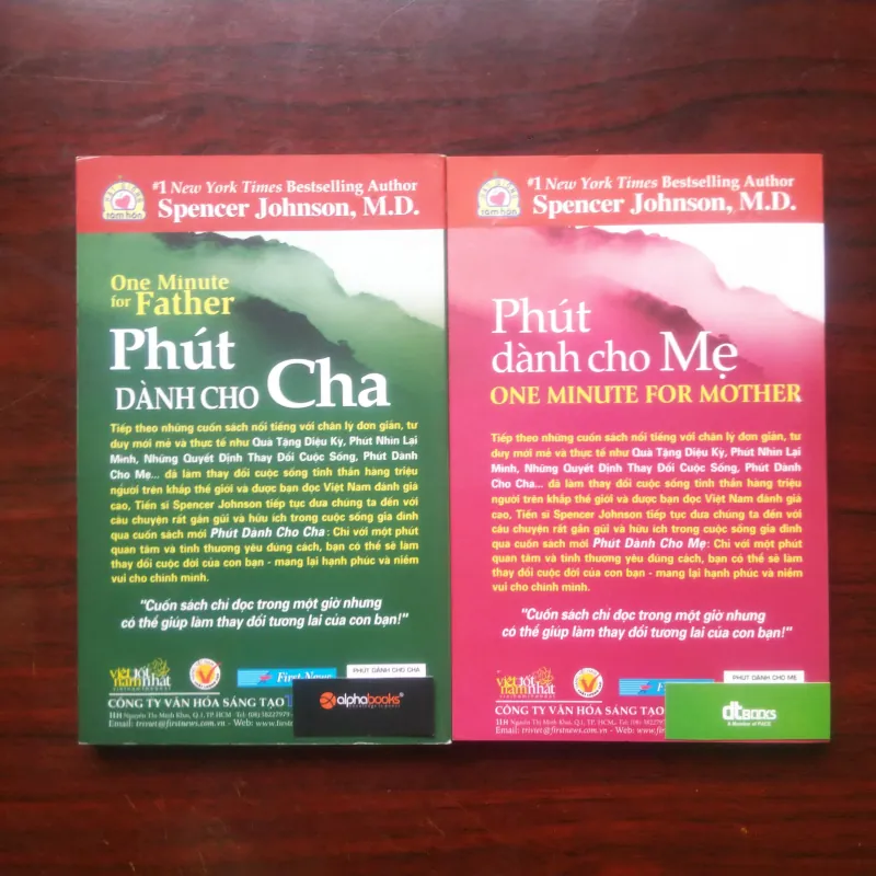 [Sách Sống Đẹp] Phút Dành Cho Cha + Phút Giành Cho Mẹ (Spencer Johnson) Hạt Giống Tâm Hồn 1006141