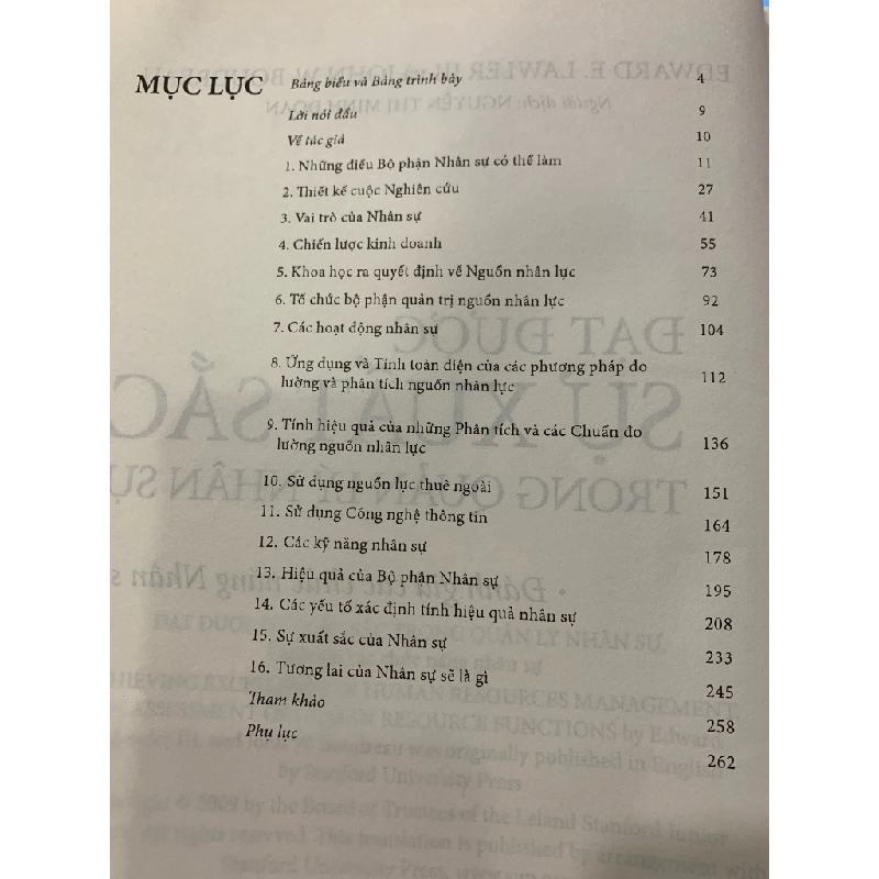 ĐẠT ĐƯỢC SỰ XUẤT SẮC TRONG QUẢN LÝ NHÂN SỰ - EDWARD E. LAWLER III 196560