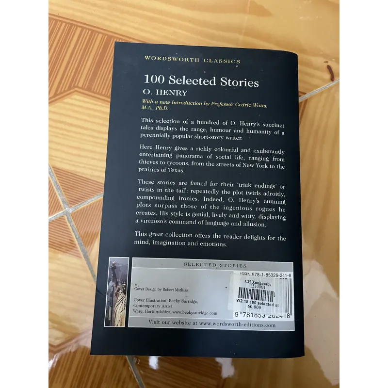 O. Henry 100 Selected Stories by O. Henry - Wordsworth Classics - English Books 798132