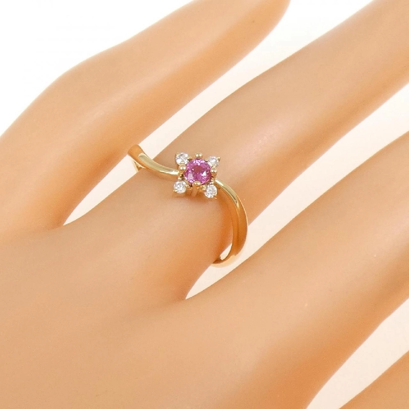 Nhẫn Ruby K18YG - Hàng hiệu Chính hãng 853365