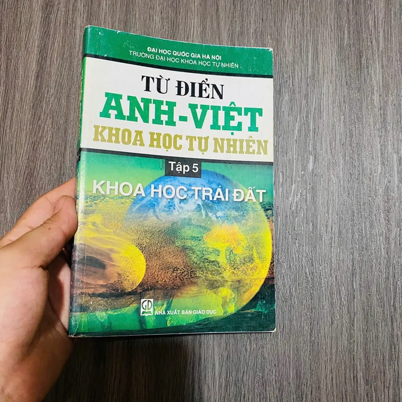 Từ điển Anh-Việt Khoa học Tự nhiên - Tập 5 - Khoa học Trái Đất#HATRA 575845
