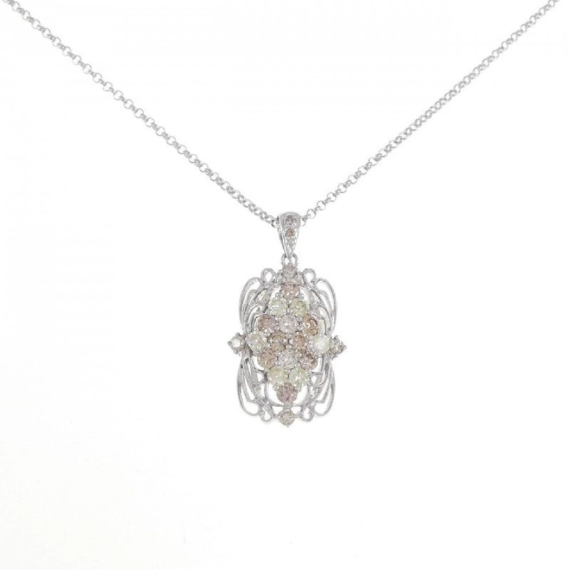 K18WG Dây chuyền kim cương 2.00CT - Hàng hiệu Chính hãng 847251