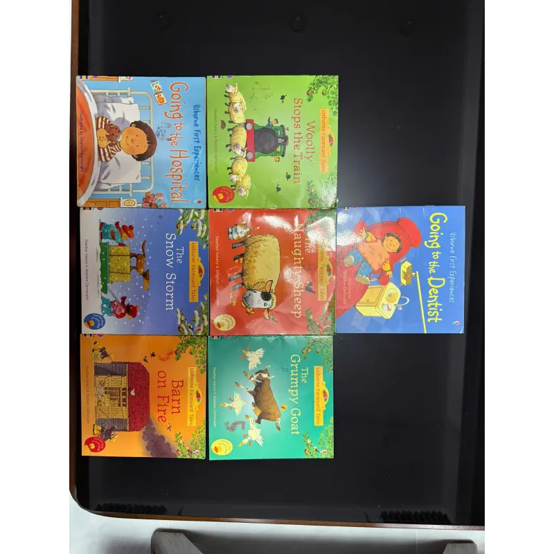 COMBO 7 SÁCH THIẾU NHI TIẾNG ANH USBORNE – FARMYARD TALES & FIRST- K4 EXPERIENCES 1019441