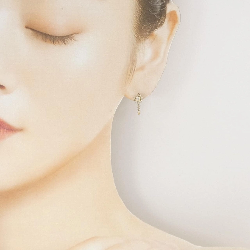 K18YG Bông tai kim cương 0.50CT - Hàng hiệu Chính hãng 868061