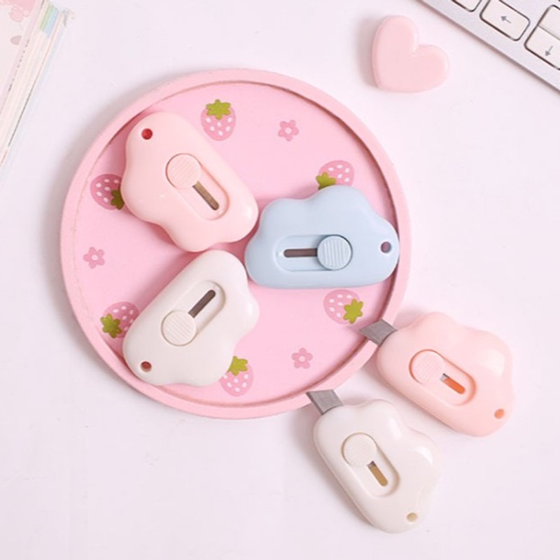 3 Dao rọc giấy mini cute hình đám mây - Vpp Thiên Ái TA022 178074