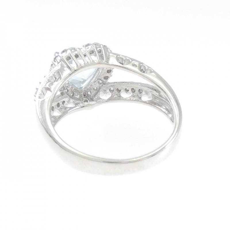 Nhẫn Aquamarine Hình Tim K18WG 1.28CT - Hàng hiệu Chính hãng 849408