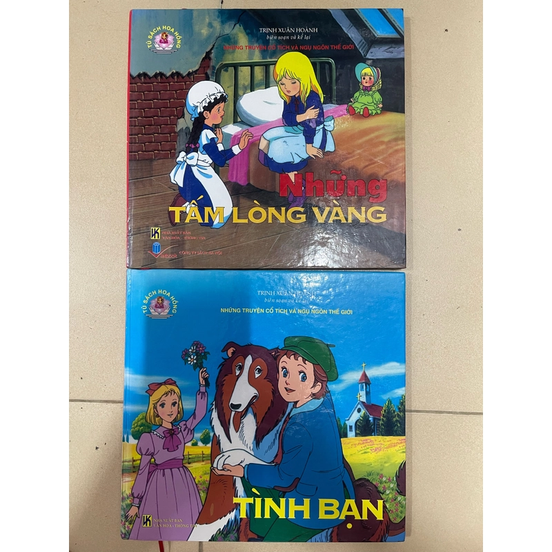 Tủ sách hoa Hồng combo 2 cuốn . Tình bạn . Những tấm lòng vàng 529555