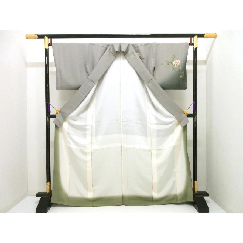 Áo kimono thăm viếng, chế tác vàng Yūzen - Hàng hiệu Authentic 877325