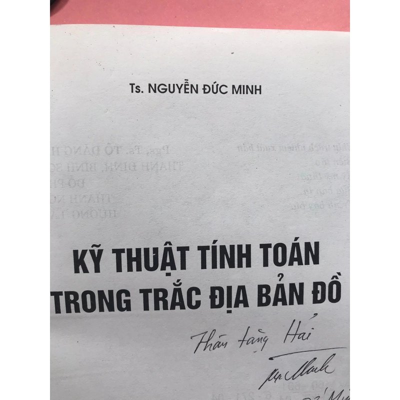 Kỹ thuật tính toán trong trắc địa bản đồ 470787