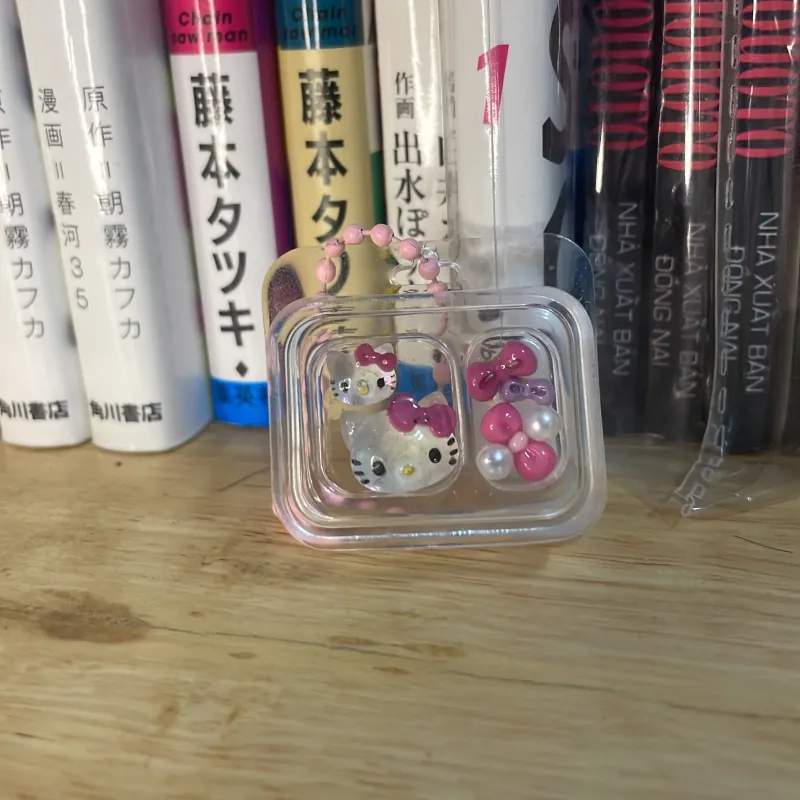 Móc khoá hộp đồ Hello Kitty handmade  1045389