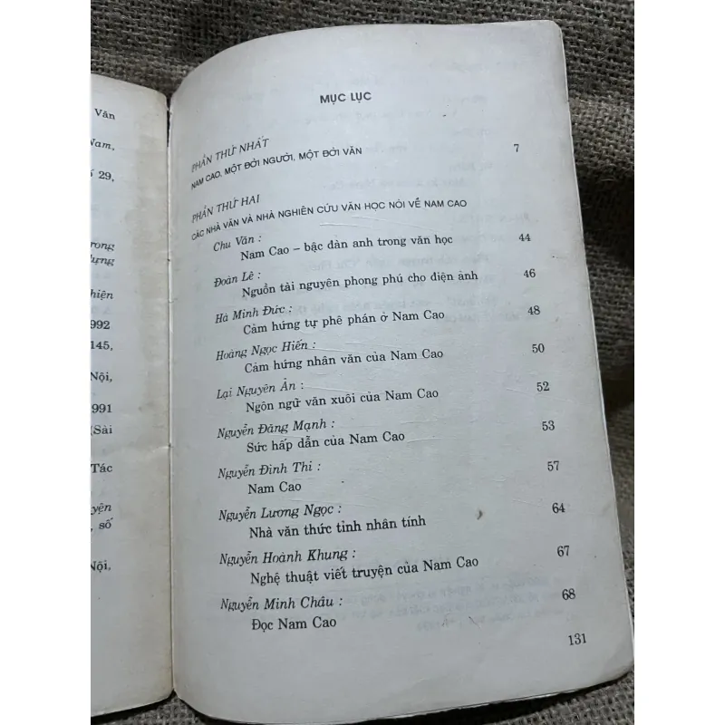 Nam Cao đời văn một đời người - giáo sư Nguyễn Văn hạnh  933451
