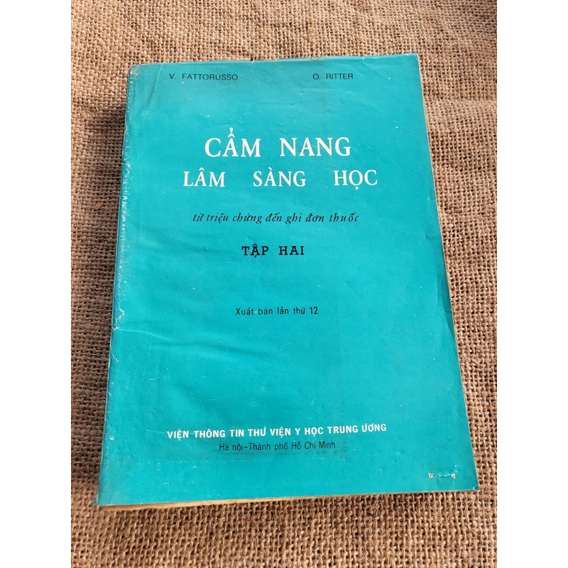 Cẩm nang lâm sàng học_400 Trang_ sách y khoa_  FATTORUSSO
RITTER
 367364