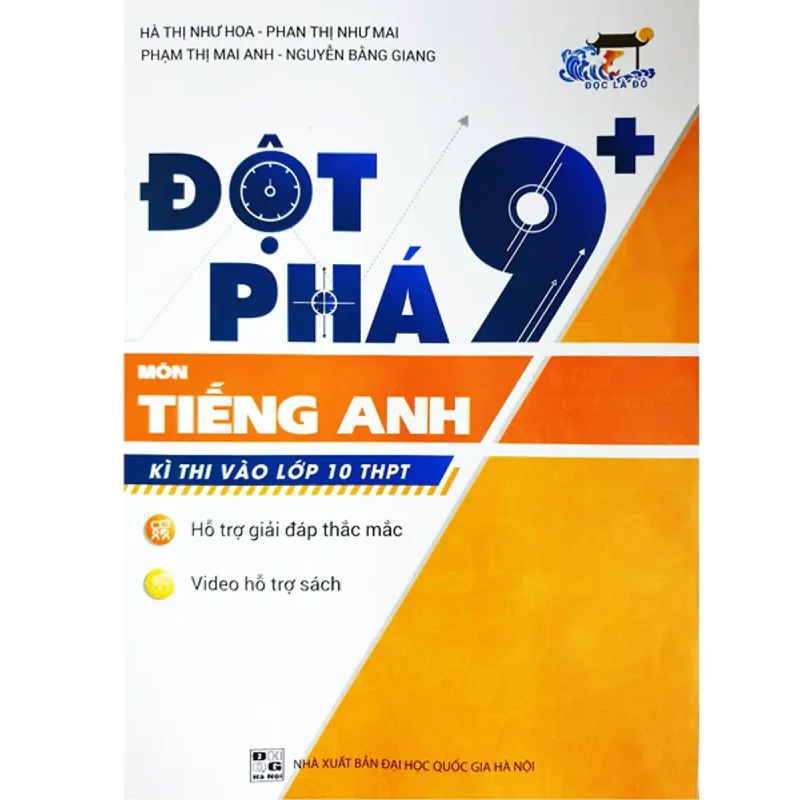 sách ngoại ngữ:đột phá 9+ môn tiếng anh kì thi vào 10 thpt CCBook mới 99% 787018