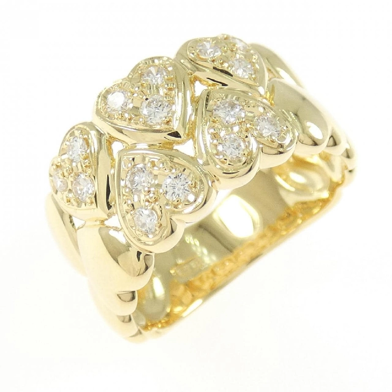 Nhẫn kim cương hình trái tim K18YG 0.31CT 670777