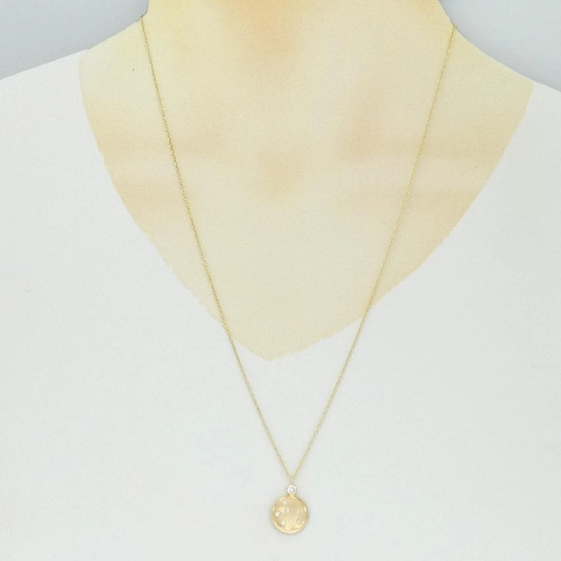 K18YG Dây chuyền kim cương - Hàng hiệu Authentic 848840