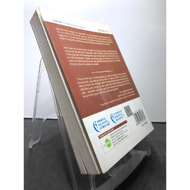 Quản trị thương hiệu cá nhân và công ty 2008 mới 75% ố bẩn nhẹ Hubert K.Rampersad HPB0708 QUẢN TRỊ 197081