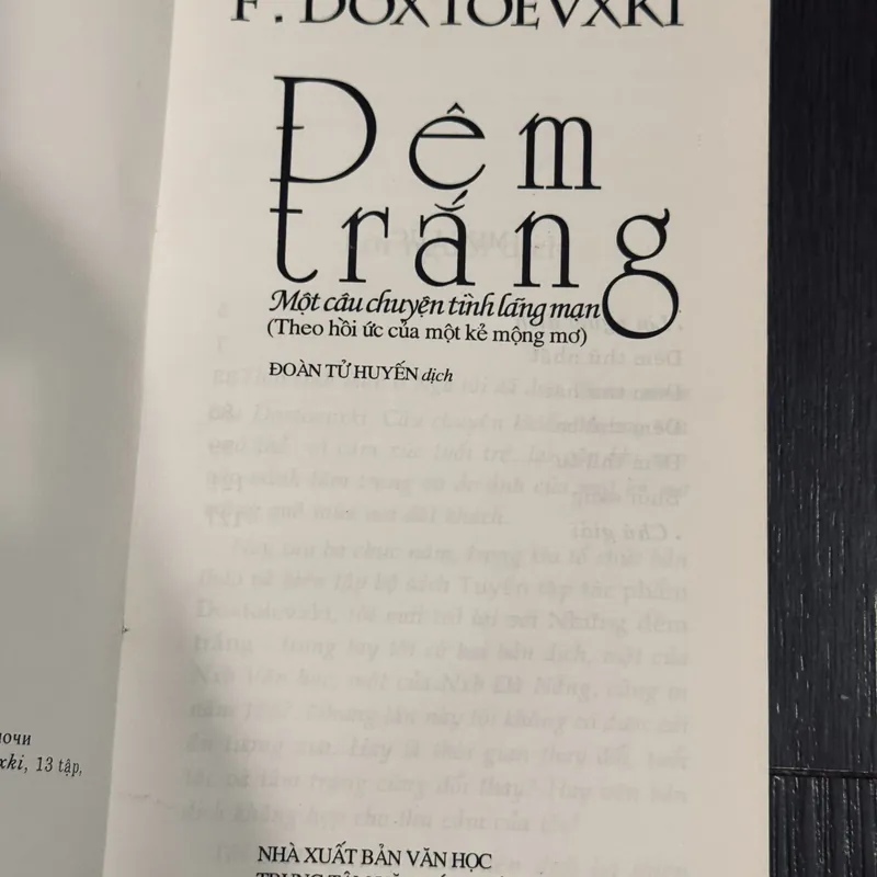 Đêm trắng - Dostoesvski 573058