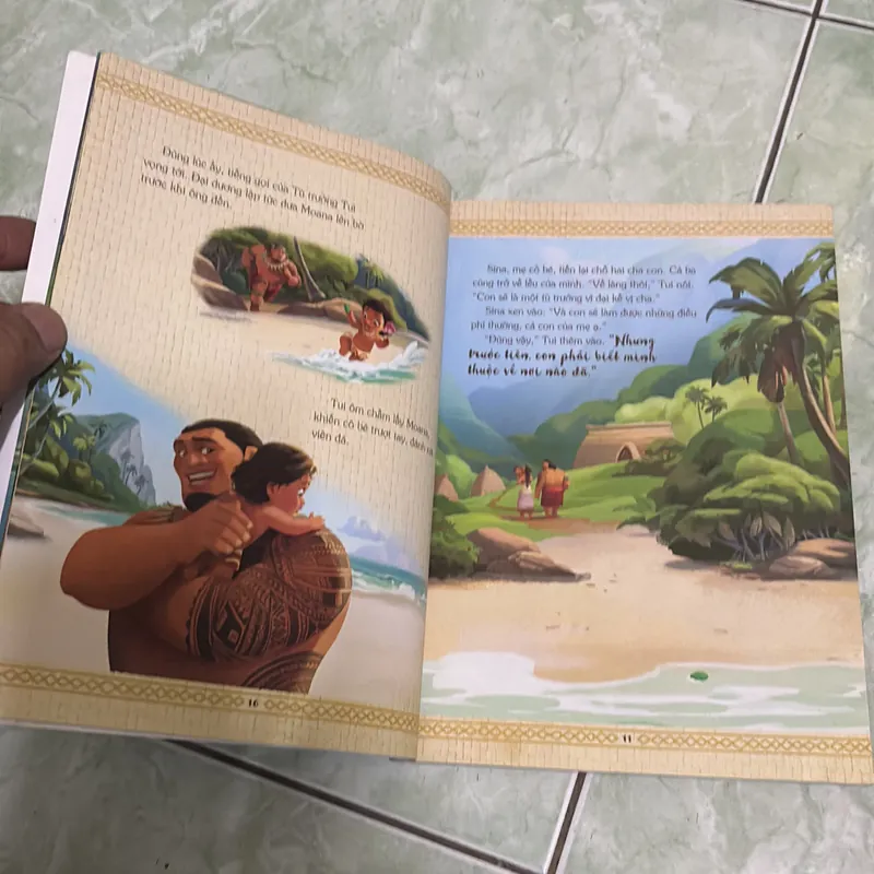 Hành trình của Moana - truyện tranh màu đồng hành với phim hoạt hình 572704
