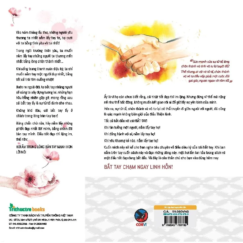 Bắt Tay Chạm Ngay Linh Hồn (Hơi Ấm Trong Lòng Bàn Tay Mạnh Hơn Lời Nói) - LYS 404411