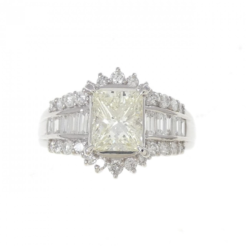 Nhẫn kim cương PT900 1.527CT M SI1 cắt hình fancy - Hàng hiệu Authentic 874008