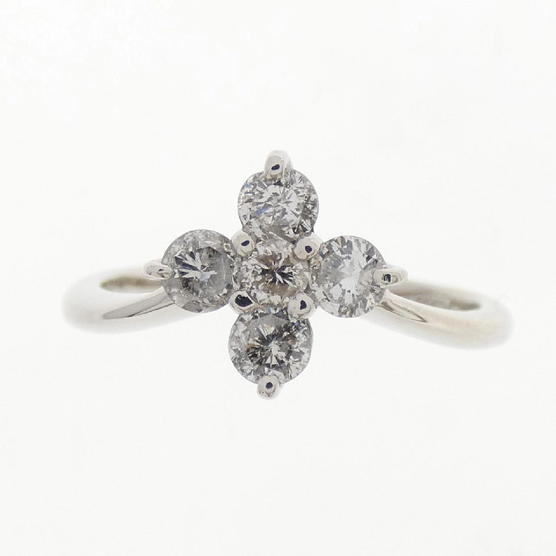 Nhẫn kim cương hoa PT900 0.51CT 670212