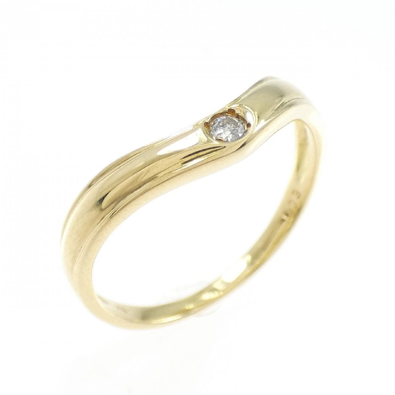 Nhẫn kim cương K18YG 0.03CT 668516