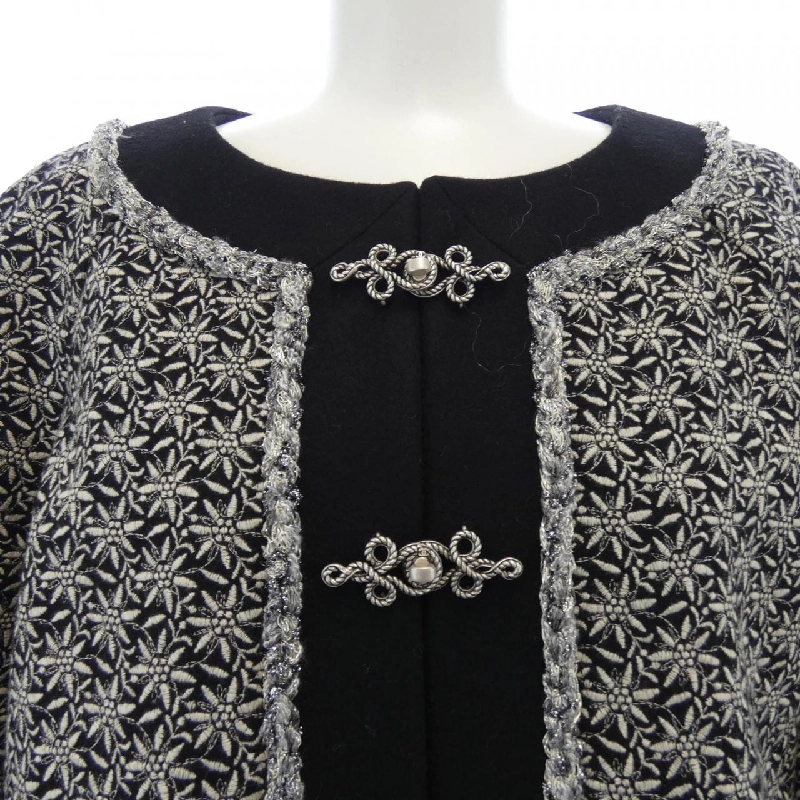 Áo khoác không cổ CHANEL P51898W05669 15A 630478